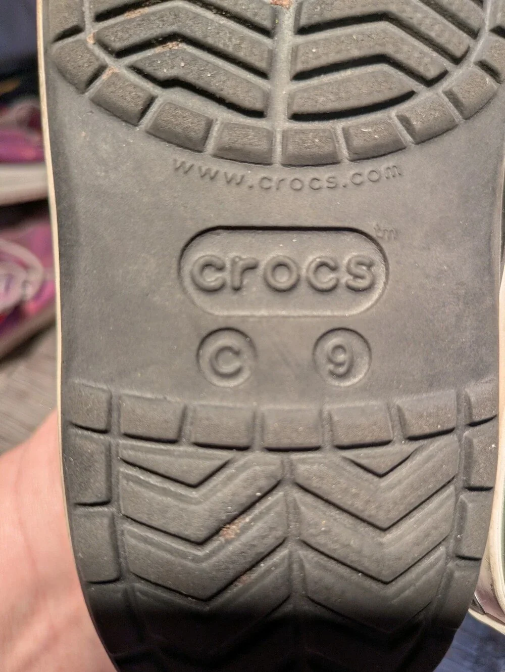 Crocs Toddlers Navy Blue W Power Ranger Jibbitz Size C9‎